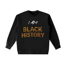 Load image into Gallery viewer, Essential I AM BLACK HISTORY Heavyweight Crewneck Sweatshirt