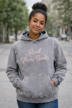 Load image into Gallery viewer, Read More Books Heavyweight Hoodie (Gray)