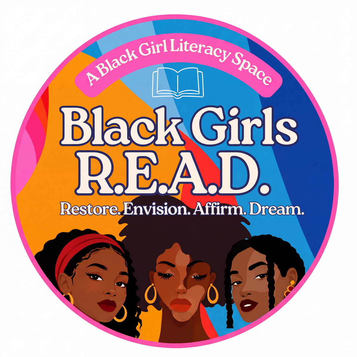 hero photo — girls reading and creating together (4:5)